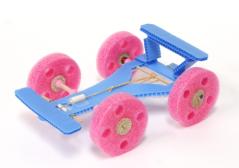 ゴム動力で走るスポーツカー ゴム動力で走るスポーツカー作品例