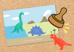 恐竜ポストカード　イメージ画